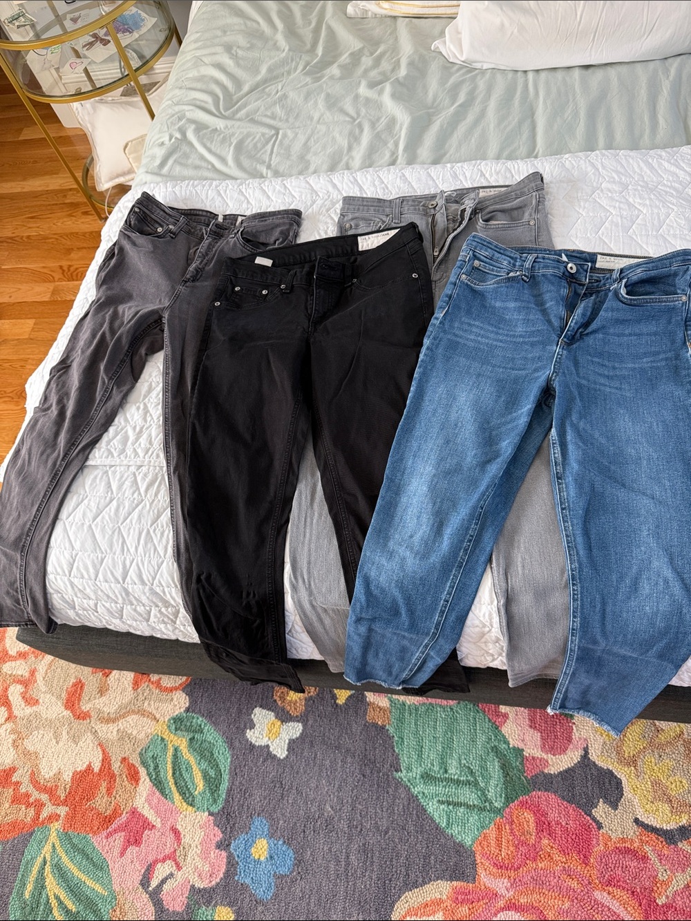 Women’s Rag & Bone Jeans Bundle - Black, Blue, Gray Styles